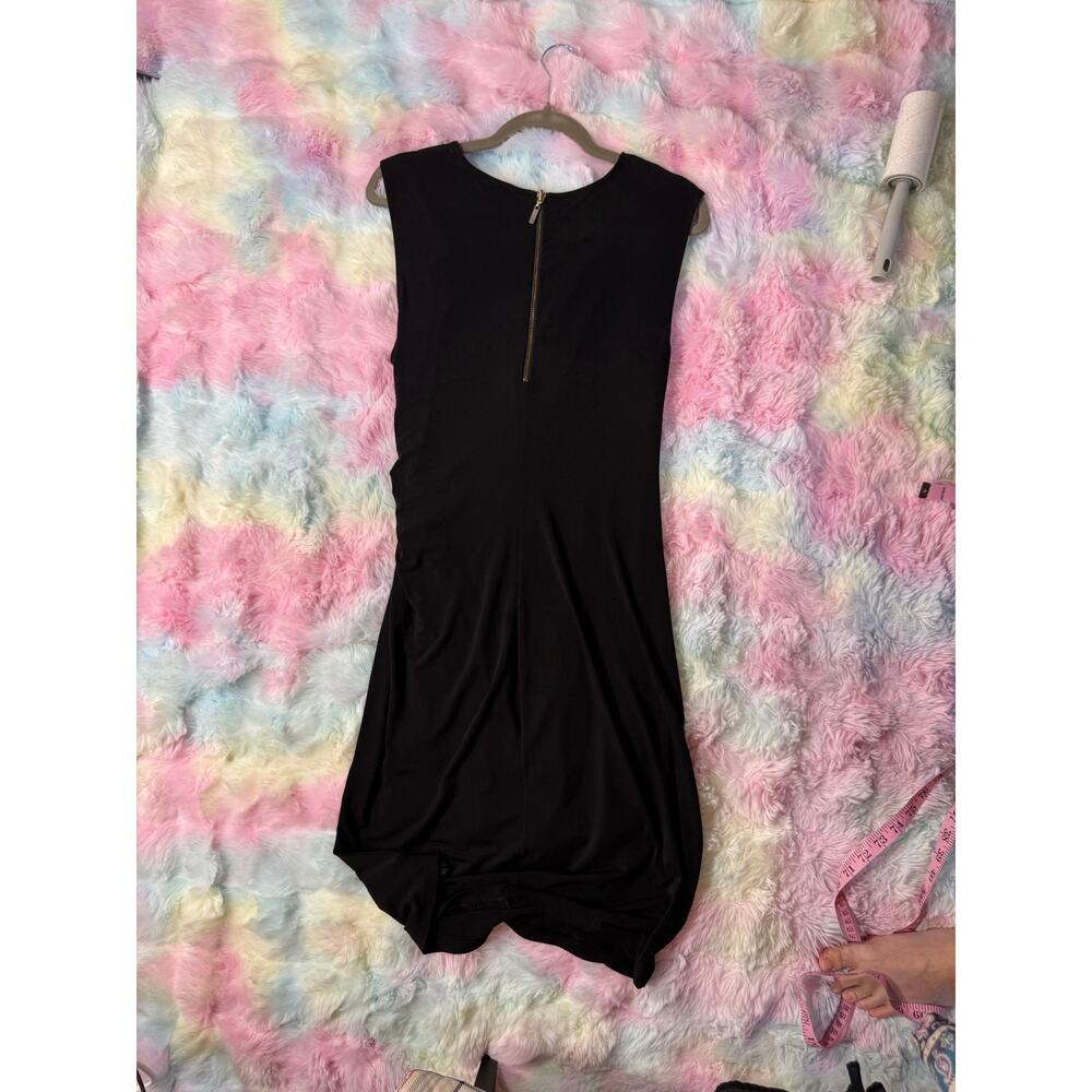 Victoria Secret Black Ruched Sheath Dress L - Picture 11 of 12